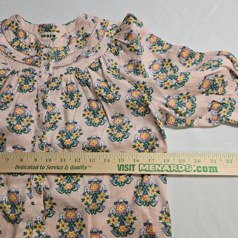 Boden linen button